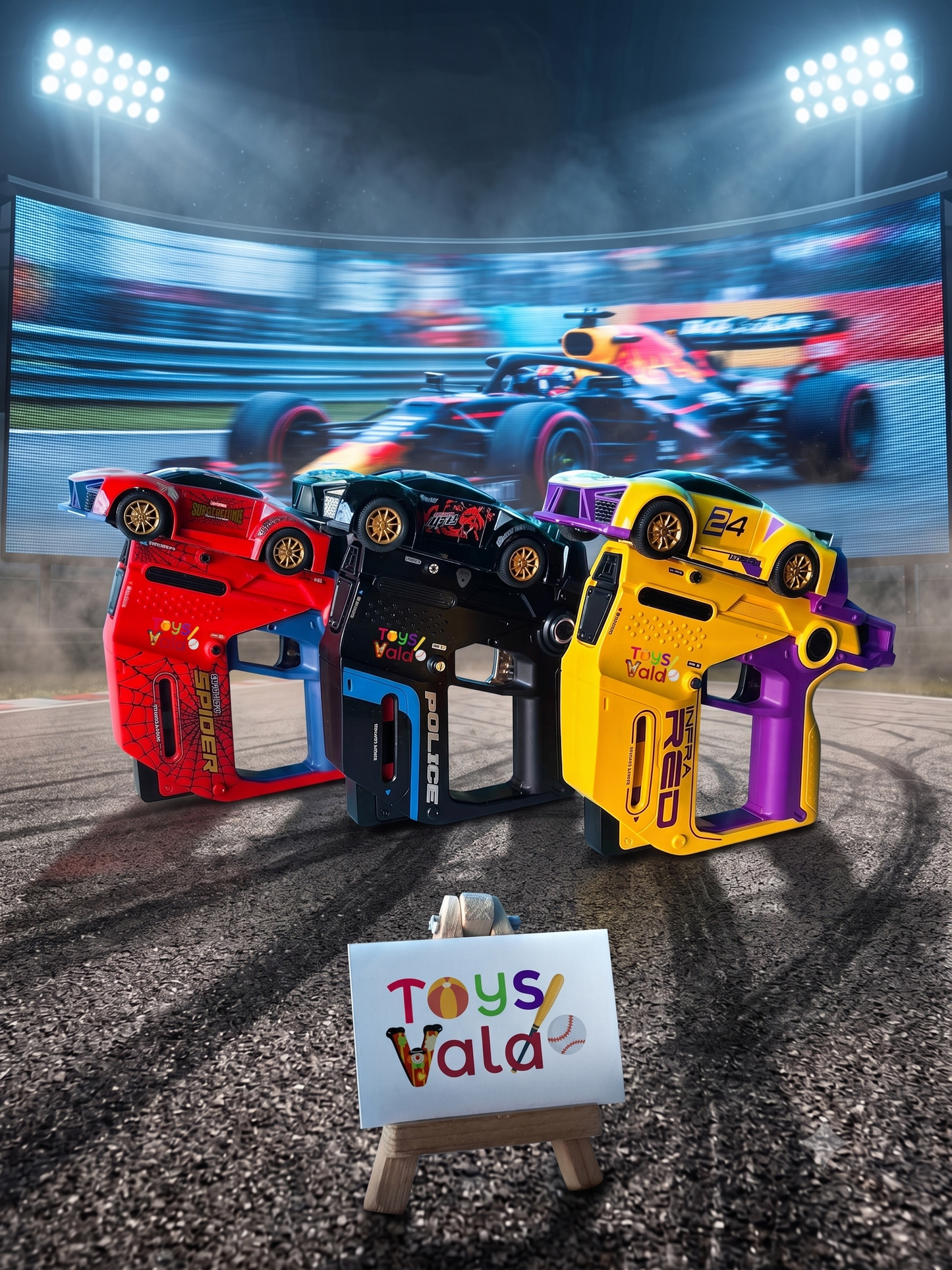 Laser Tag Battle Racer RC Car Gun Set for Kids | 2-Player Infrared Battle Toy with Transforming Controller