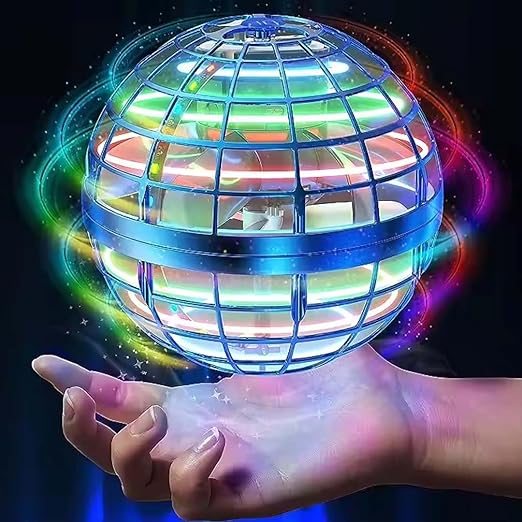 Flying Ball Spinner | Boomerang Magic Balls Flying | USB Rechargeable Built-In RGB Lights 360°Rotating
