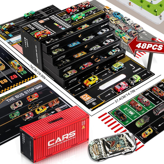 Cars - Luxury Gift Box | 48 pcs Alloy Cars