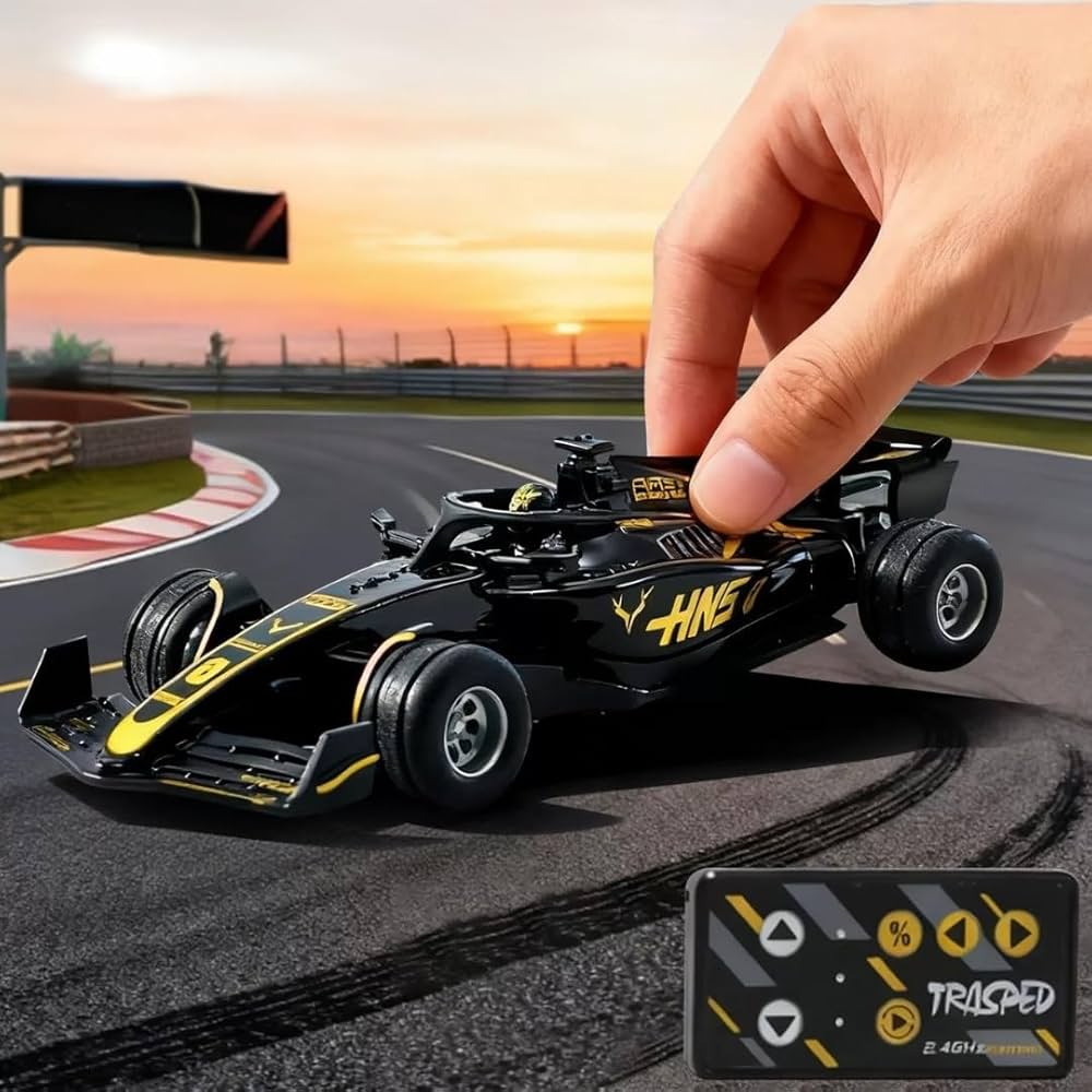 Metallic RC Race Car with Mobile App Control Features