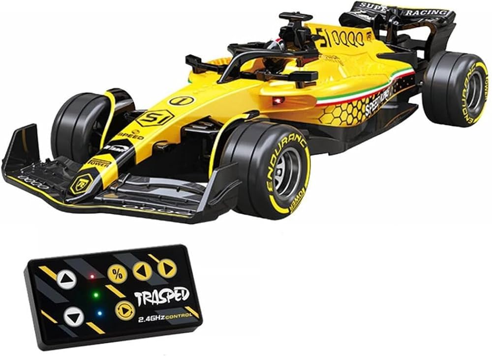 Metallic RC Race Car with Mobile App Control Features